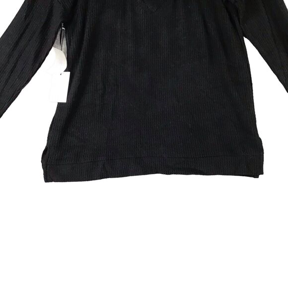 1. State Black Criss Cross Pullover Sweater Long Sleeve Women’s Size M NWT - Picture 11 of 13
